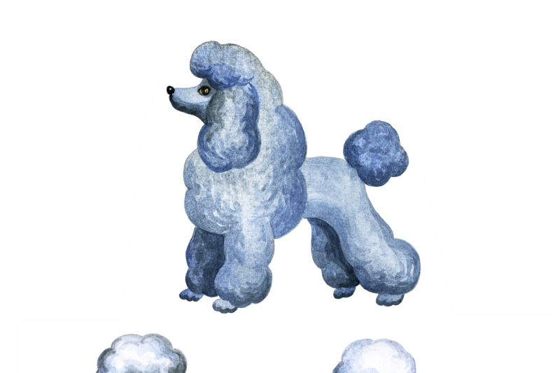poodles-watercolor-set