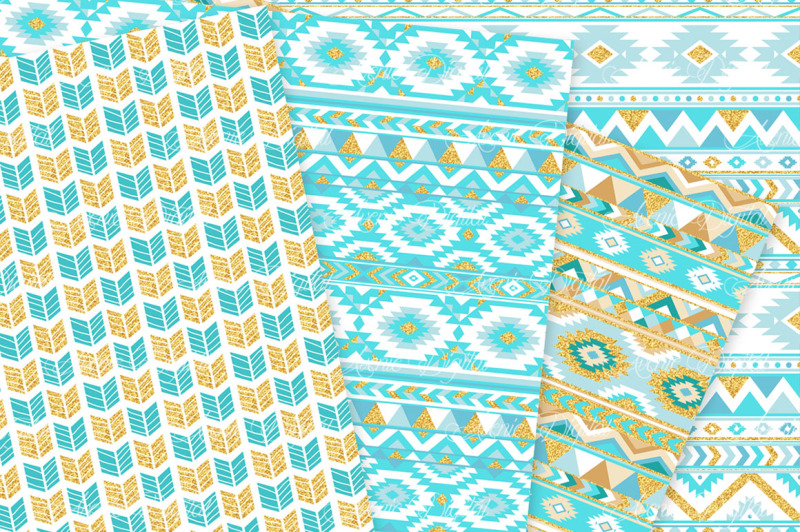 turquoise-and-gold-boho-seamless-pattern
