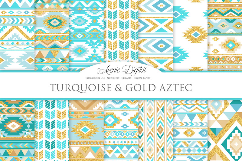 turquoise-and-gold-boho-seamless-pattern