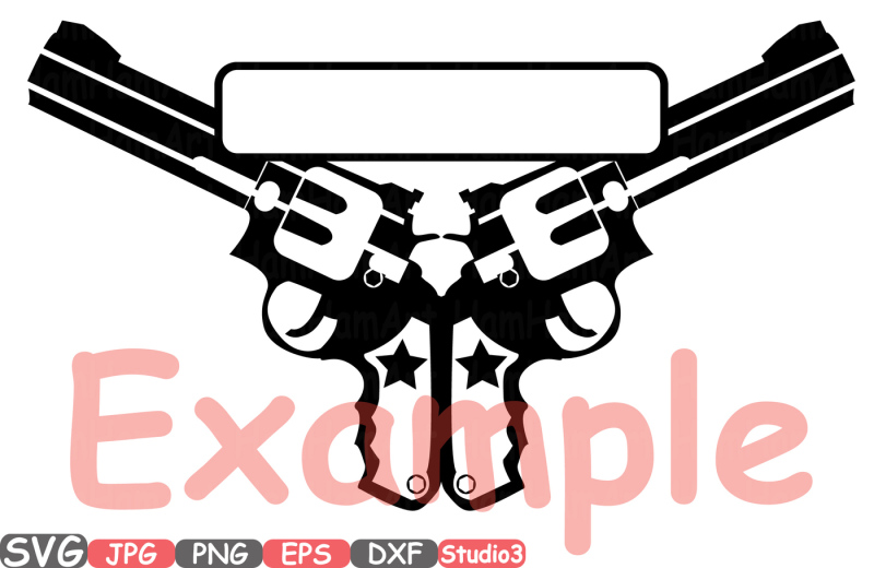 guns-split-and-circle-ssvg-silhouette-cutting-files-cricut-studio3-cameo-black-gun-skeleton-vintage-antique-firearms-amendment-revolver-587s