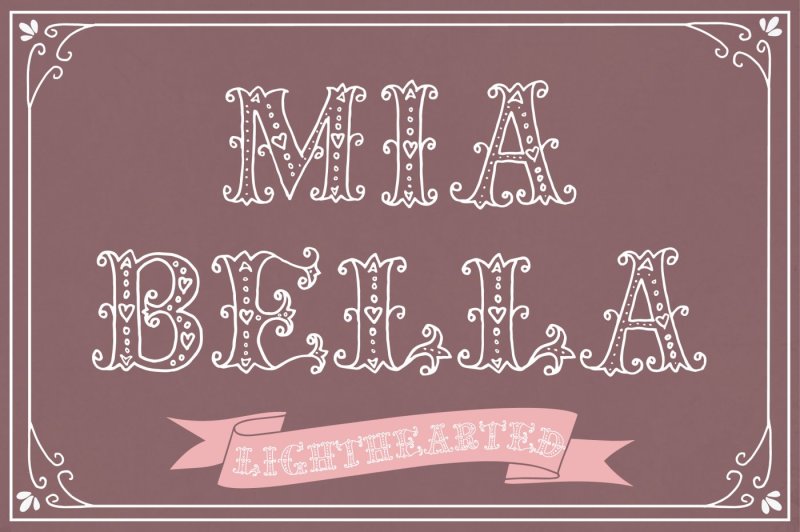 mia-bella-lighthearted-font