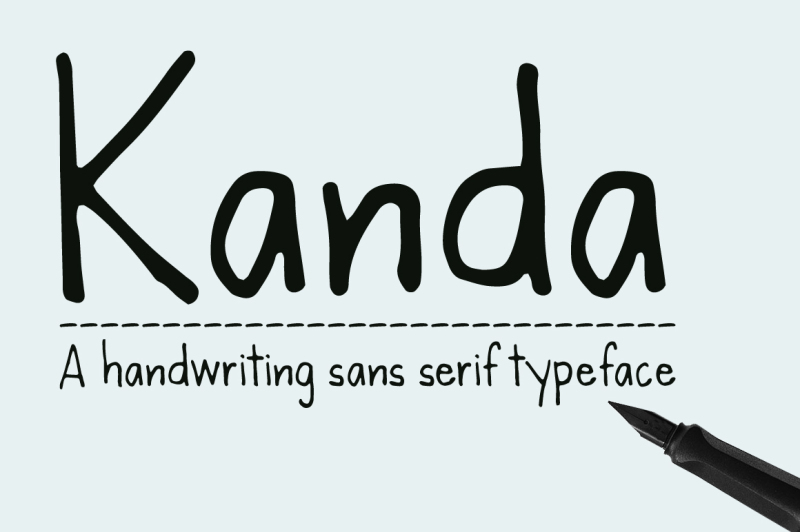 kanda-handwriting-typeface