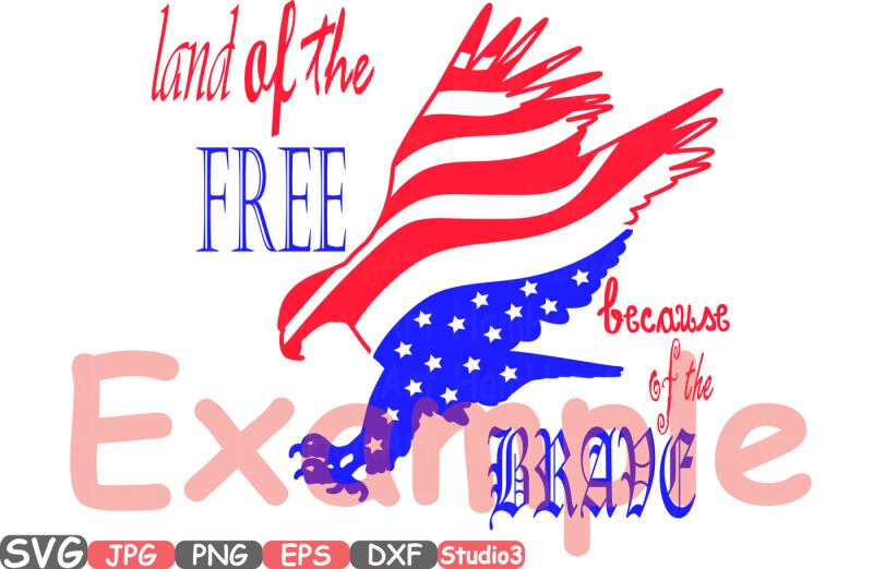 land-of-the-free-because-of-the-brave-quote-silhouette-svg-independence-american-flag-eagle-flag-eagles-studio3-clipart-4th-of-july-498s
