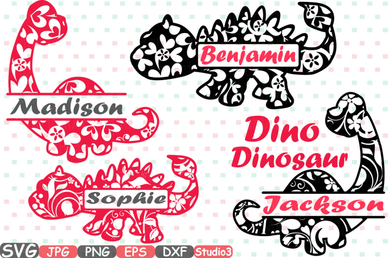 split-dinosaur-frames-dinos-floral-flower-svg-silhouette-cricut-studio3-vinyl-die-cut-machines-clipart-illustration-eps-png-zoo-vector-468s
