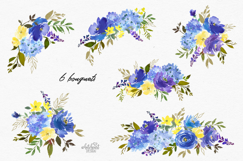 carolina-royal-blue-watercolor-floral-clipart