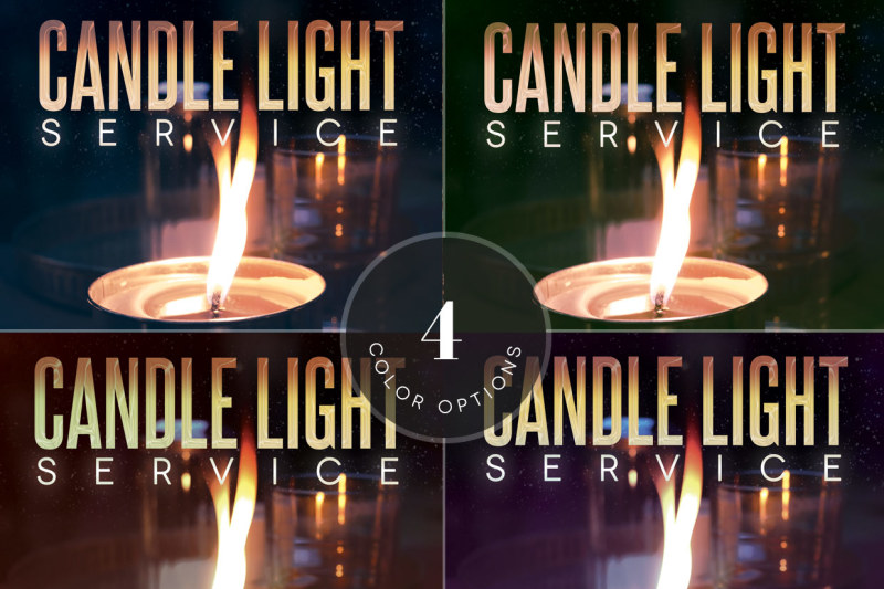 candle-light-service-flyer-template
