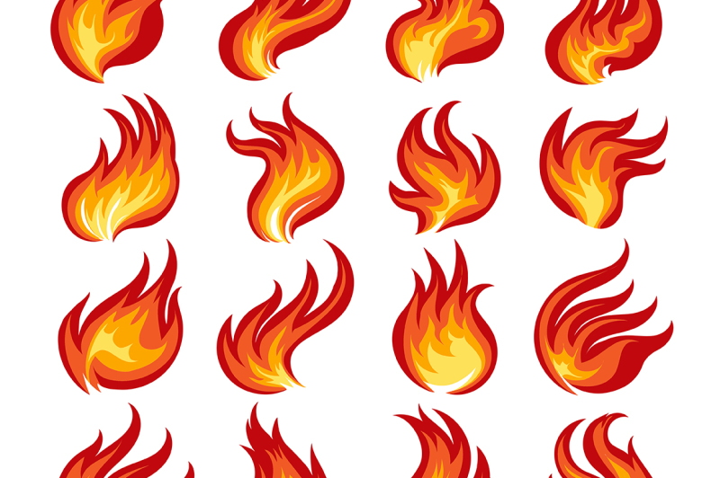 fire-flame-emblem-set