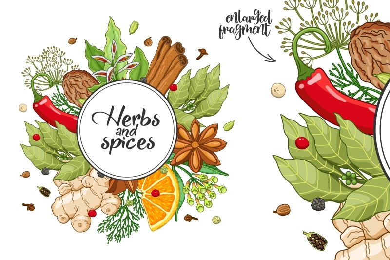 winter-spices-and-herbs-templates