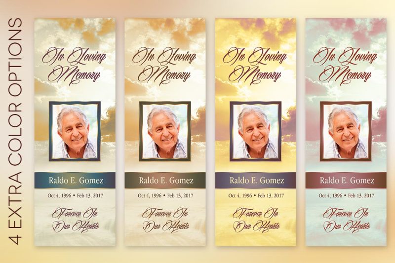 forever-funeral-bookmark-template