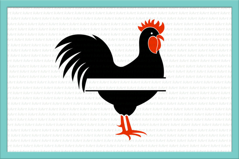 Download Rooster svg, Chicken SVG, Rooster monogram svg, SVG file ...