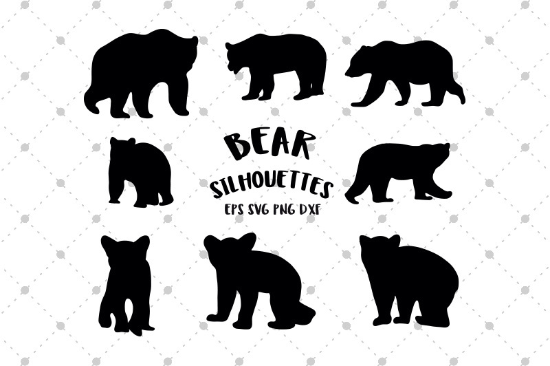 bear-silhouettes-svg-files
