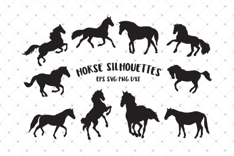 horse-silhouettes