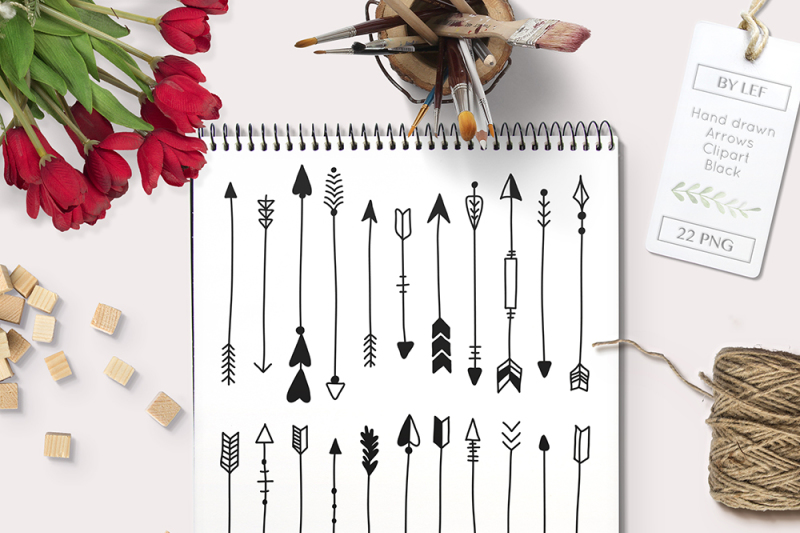hand-drawn-arrows-graphics-clipart-black-graphic-elements
