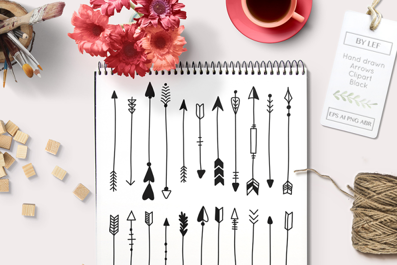 handdrawn-arrows-vector-and-ps-brushes