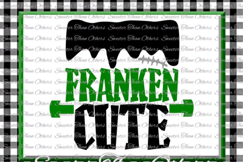 Download Halloween svg, Franken Cute svg, Frankenstein svg Dxf ...