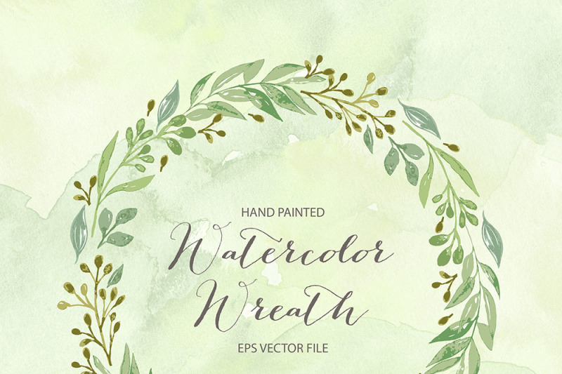 vector-watercolor-wreath