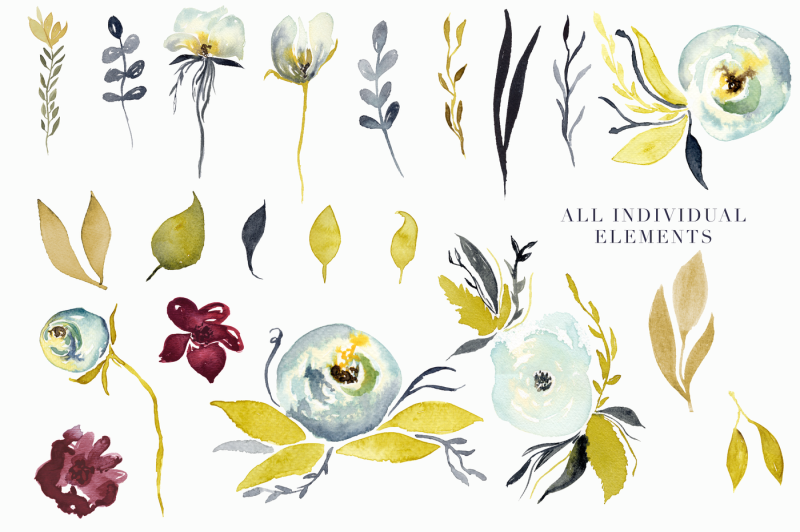 bohemian-floral-watercolor-clipart