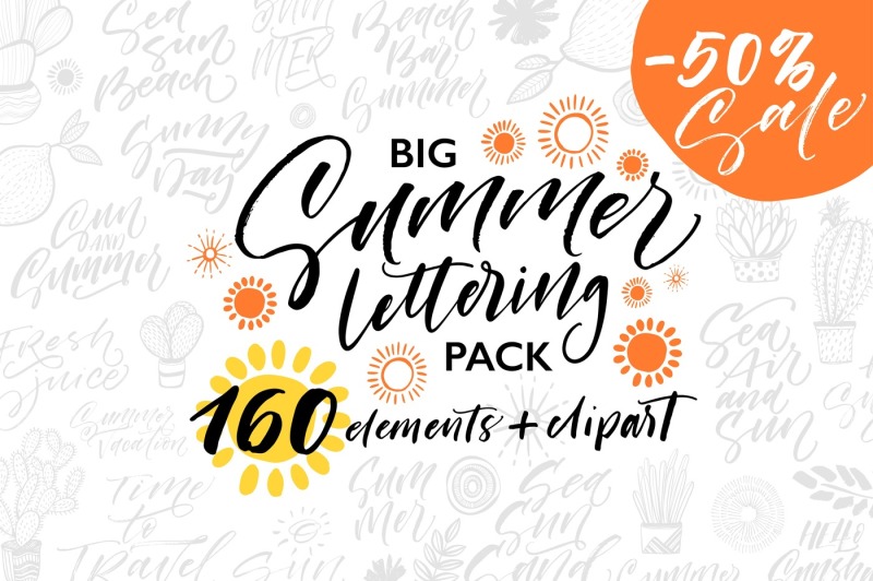 big-summer-lettering-pack