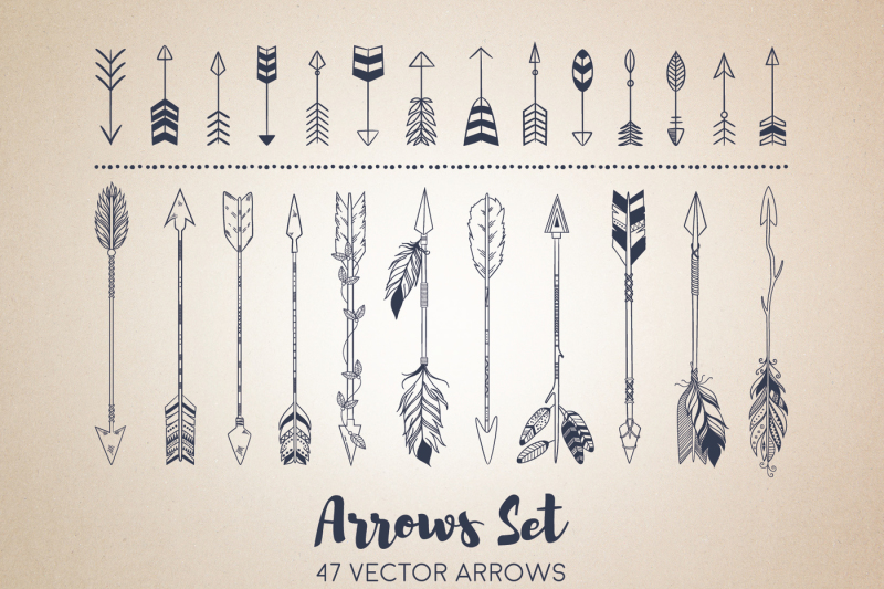 boho-arrows-set