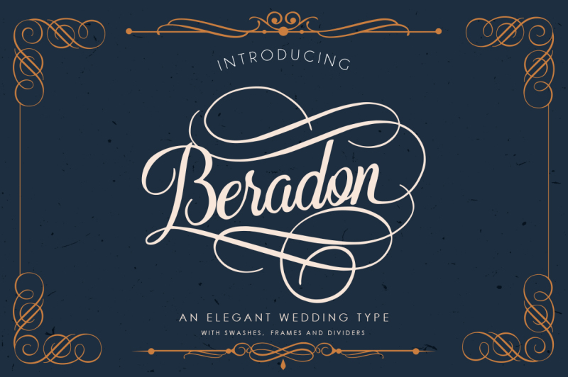 beradon-script-elegant-wedding-font