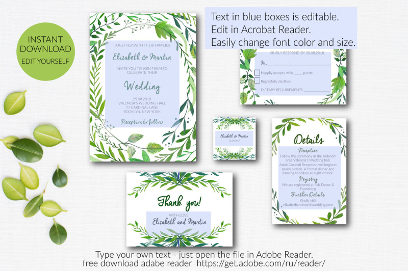 wedding-invitation-set-template
