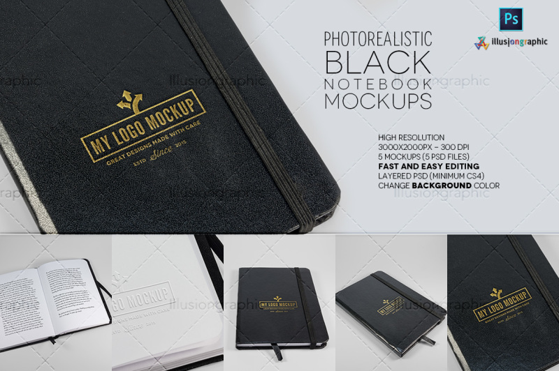 photorealistic-black-notebook-mockup