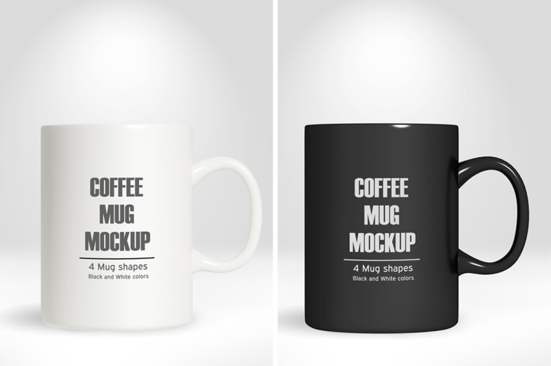Free Coffee Mug/Cup Mockup vol.1 (PSD Mockups)