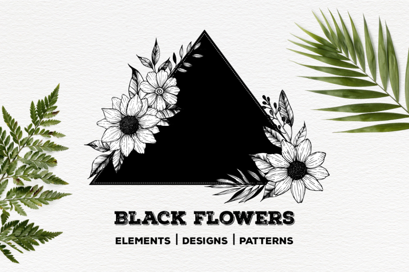 black-flowers-part-ii-floral-clipart