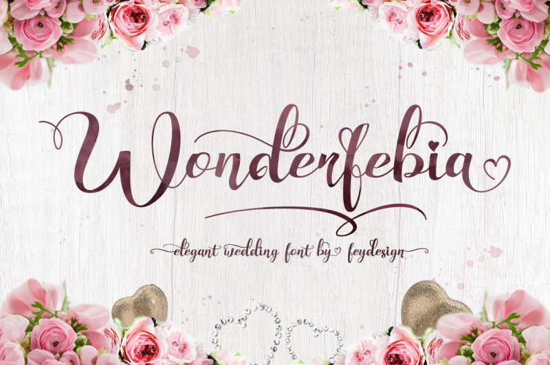 wonderfebia-script-wedding-font