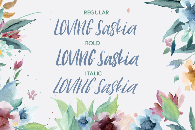 loving-saskia-font-and-watercolor-bundle