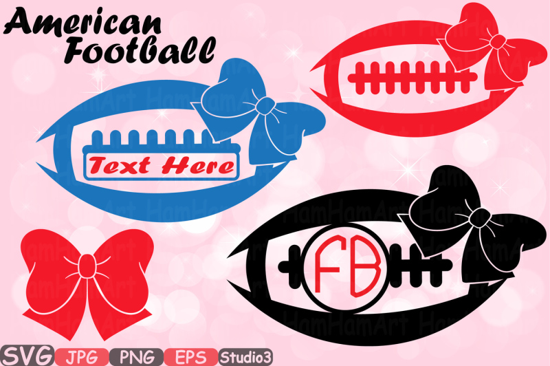 football-bow-sports-circle-and-split-frame-silhouette-studio-3-svg-clipart-monogram-svg-t-shirt-files-for-silhouette-cameo-cricut-480s