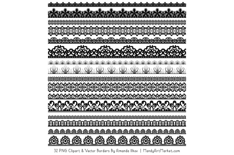 mixed-lace-clipart-borders-in-black
