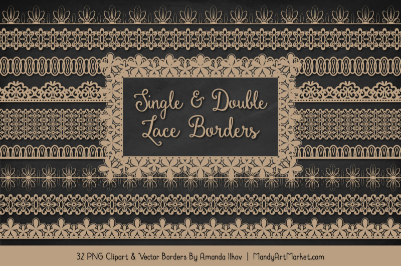 mixed-lace-clipart-borders-in-champagne