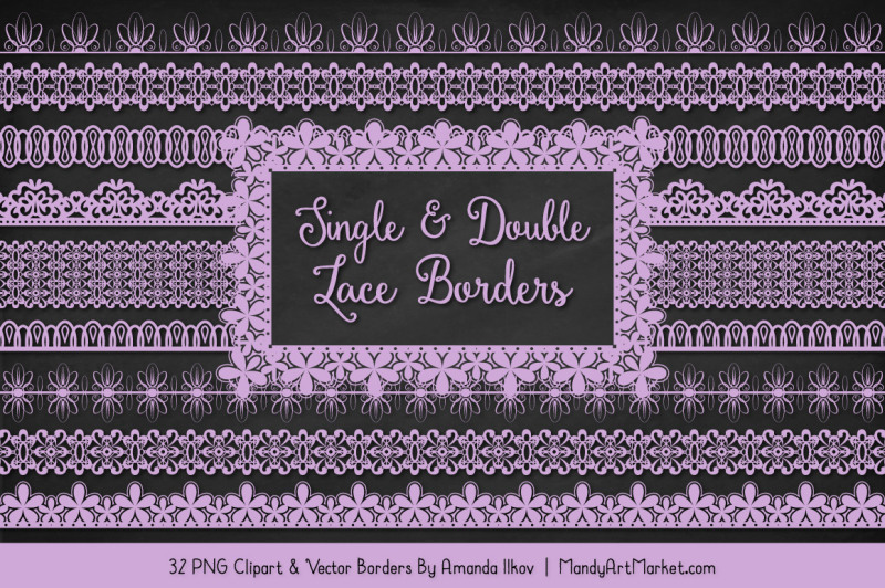 mixed-lace-clipart-borders-in-lavender