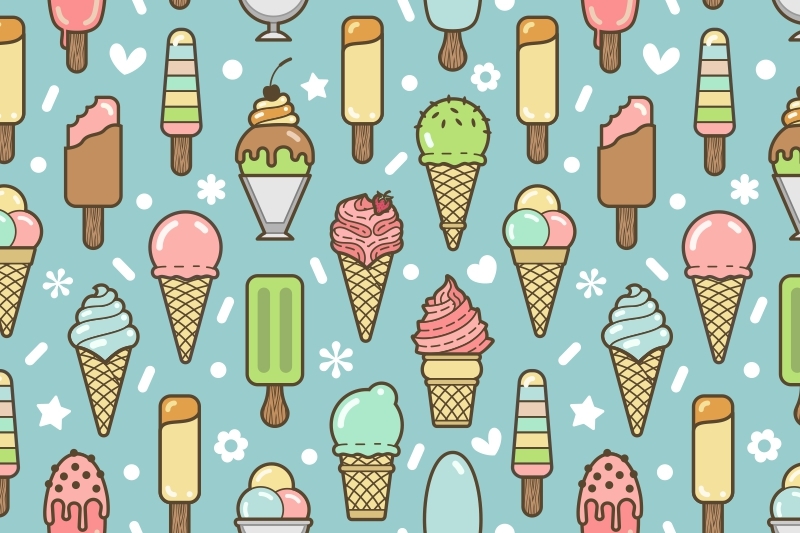 vector-cute-colorful-ice-cream-seamless-pattern