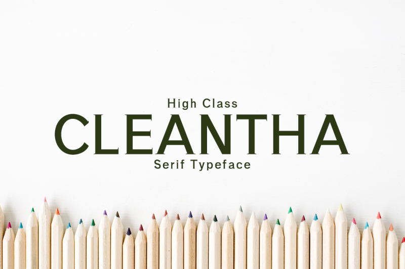 cleantha-serif-typeface