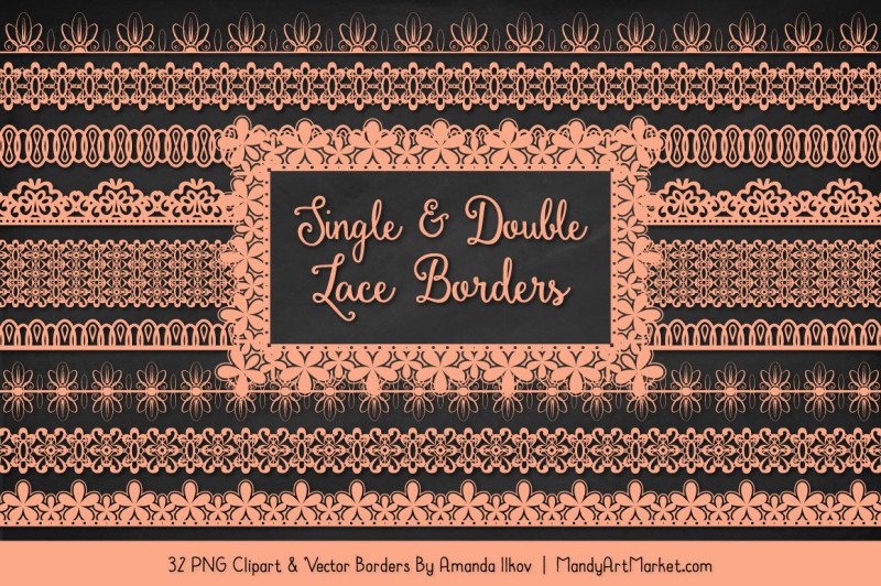 mixed-lace-clipart-borders-in-peach