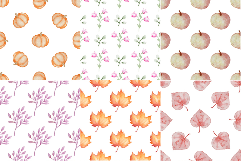 watercolor-autumn-design-kit