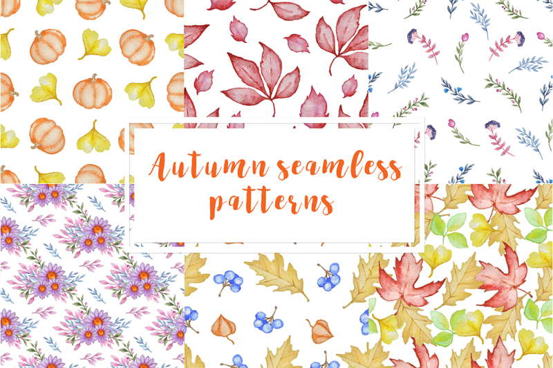watercolor-autumn-design-kit
