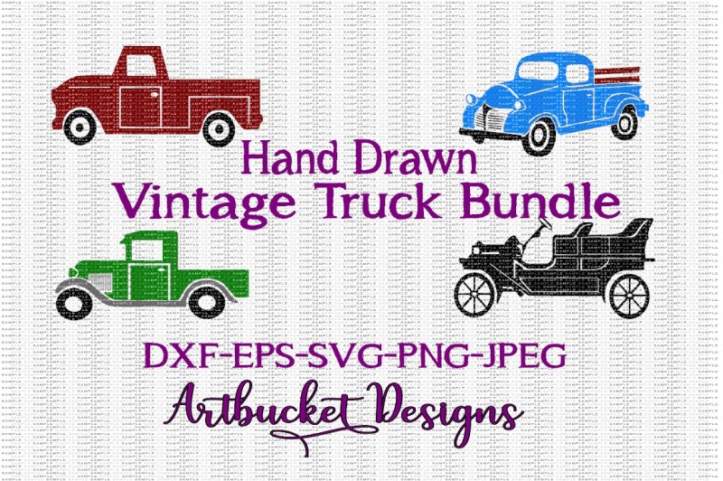 hand-drawn-vintage-truck-bundle