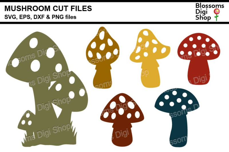 mushroom-cut-files-svg-dxf-eps-and-png-cut-files