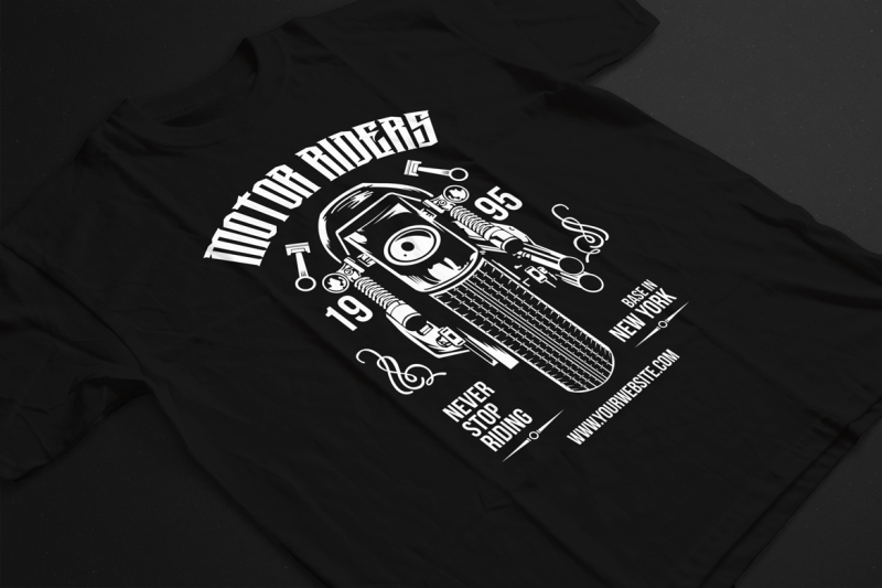 motorcycle-riders-t-shirt-design-template