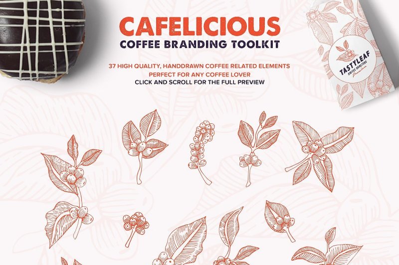 cafelicious-coffee-logo-kit