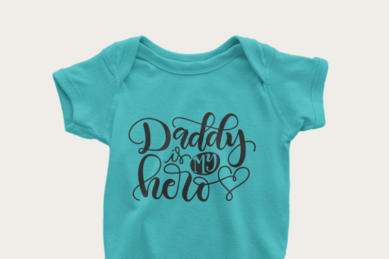daddy-is-my-hero-svg-pdf-dxf-hand-drawn-lettered-cut-file-graphic-overlay