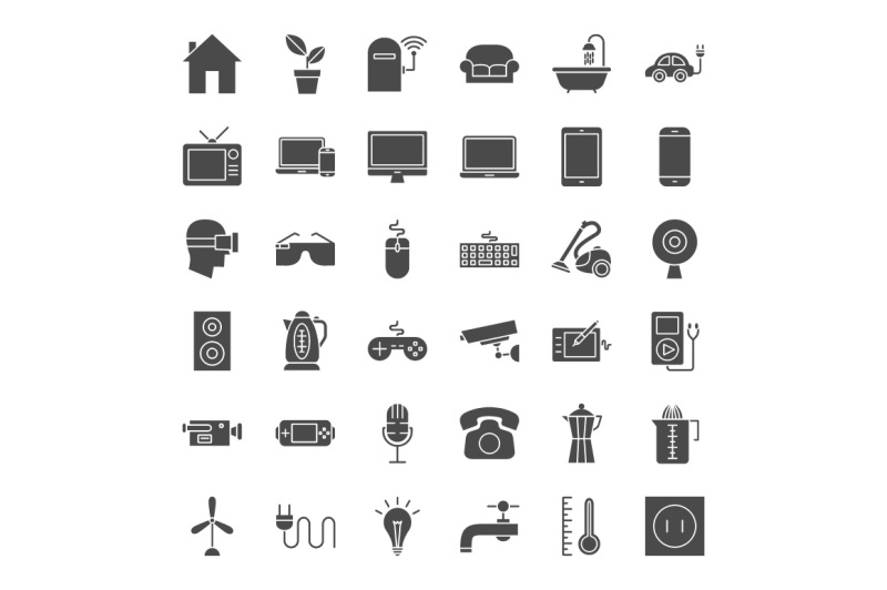 electronics-line-art-icons