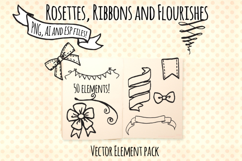 ribbons-rosettes-flourishes-bundle