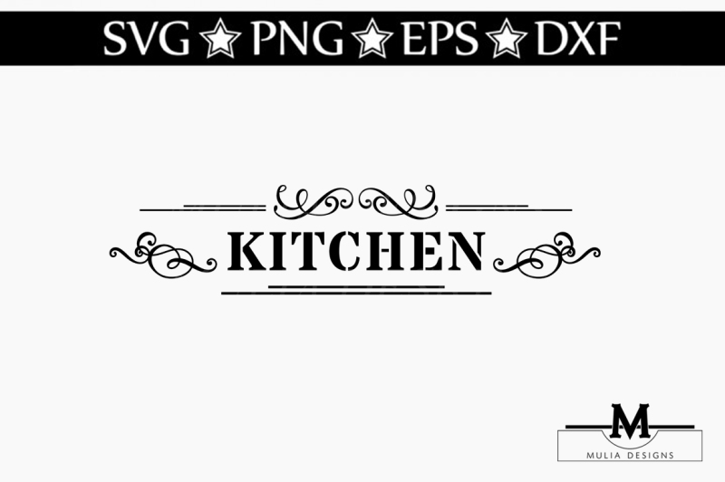 Kitchen SVG Cricut Explore