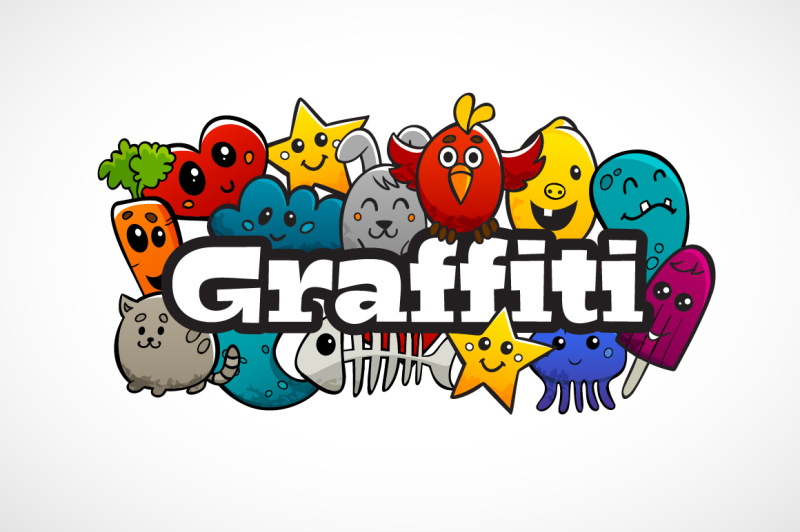 graffiti-characters-set
