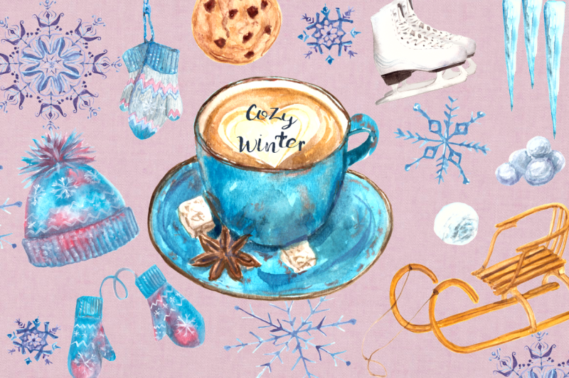 cozy-winter-watercolor-clip-art-set