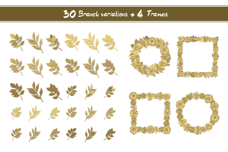 golden-flowers-decoration-toolkit